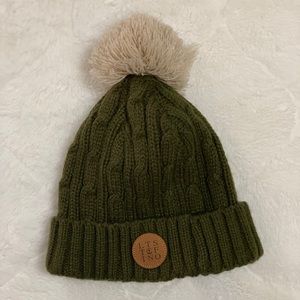 Olive green Live to Surf Toque